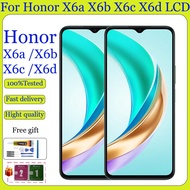 Original For Honor X6a X6b X6c X6d LCD With Frame DIsplay Touch Screen Digitizer Assembly