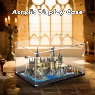 Lego 76419 Hogwarts Castle Display Case Popmart Labubu Zimomo Kotak Pameran Dunia Sihir 霍格沃茨城堡收纳盒防尘展