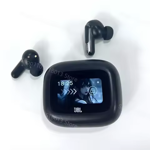 JBL Live Beam 3 ANC Earbuds Hi-Res LDAC 10mm Driver 48H Battery Smart Touch Screen IP55 TWS Headphon