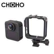 For Gopro Max2 Accessories Extra Cage Frame Case Shell Cold Shoe Protective Protector + Base Mount L