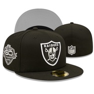 caps--High Quality Cap Las Vegas Raiders Fitted Hat Men Women NFL 59FIFTY Full Close Fit Caps Embroi