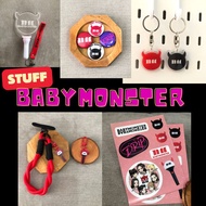 GANTUNGAN BABYMONSTER stuff accessories, babymonster pin, babymonster sticker, babymonster baemon ke