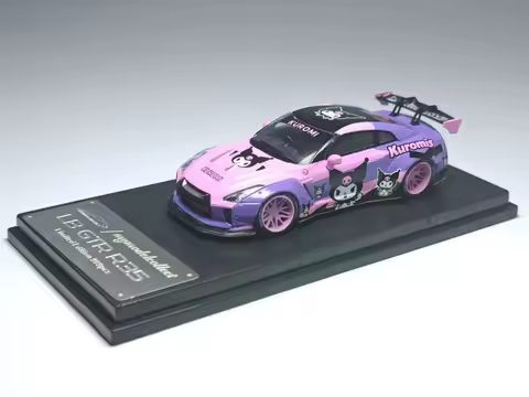 Model Collect MC 1:64 LB GT GTR R35 Purple LBWK Top Diecast Model Car Collection