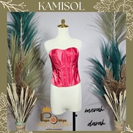 kamisol kebaya  kamisol satin longtorso tulang 8