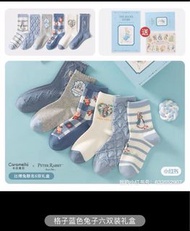 Caramella X Peter Rabbit 彼得兔襪禮盒款套裝 (一套6對）