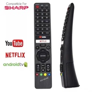 SHARP GB345WJSA without voice LED/Android TV /Smart TV Remote Control Compatible With GB326WJSA, GB2