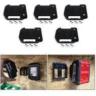 2/5 PCS 18V Battery Mount Storage Bracket Slot Shelf Bracket for Makita BL1860B BL1850B BL1860 BL185