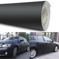12x60" Matte Black Vinyl Film Wrap Car DIY Sticker Vehicle Decal 3D