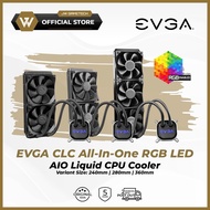 EVGA CLC All-In-One RGB LED CPU Liquid Cooler - CLC 240 | CLC 280 | CLC 360
