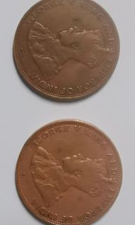 香港硬幣1931年一仙