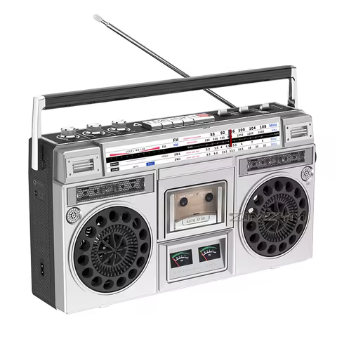Retro Cassette Player Cassette Player Cassette Player Radio Receiver Bluetooth Speaker TF Card FM，Ta