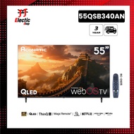 ใหม่ Aconatic ทีวี 55 นิ้ว QLED 4K HDR รุ่น 55QSB340AN ระบบปฏิบัติการ WebOS Magic Remote Voice Contr