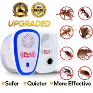 ❈ Ultrasonic Pest Repeller Pest Repellent Electronic Indoor Plug in for Insects Mosquitoes Pest Control Non-Toxic Pest Reject