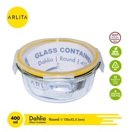 ARLITA glass container round 400ml