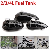2L 3L 4L Gas Fuel Petrol Tank W/ Cap oil switch Fit For 49CC 50CC 80CC 60cc Engine Motorized Bicycle