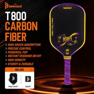 Beesoul Pickleball Paddle T800 Carbon Fiber Friction Surface Pro Competition Paddle