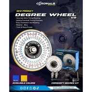 CARDINALS RACING DEGREE WHEEL V2 BLUE GOLD DIAL CAM