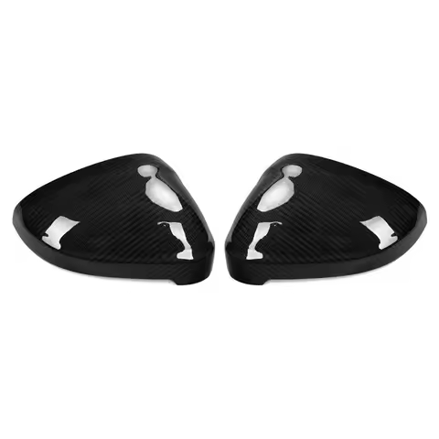 For Audi A4 A5 S5 2016-2018 B9 Carbon Side Wing Mirror Cover (No Lane Assist)