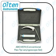 ENT DIAGNOSTIC SET Flex Tip (Flexi Blade #4) Conventional Laryngoscope OLTEN INSTRUMENTS Premium