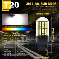 LED Reverse Turn Signal Light T20 7440 CANbus 144 SMD LED 12-24V