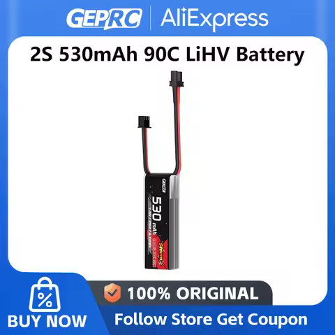 GEPRC Storm 2S 530mAh 90C LiHV Battery for GEPRC DarkStar16 O4 Pro TinyWhoop RC Cars FPV Drones New