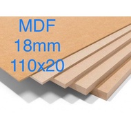 18mm MDF board (110x20)cm, MDF plywood, MDF wood board, MDF plywood