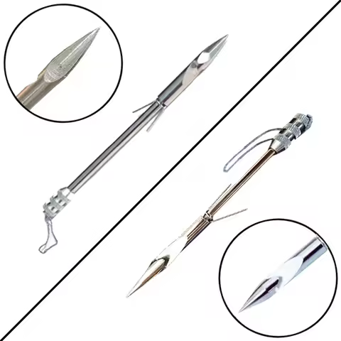 Slingshot Hunting Bow Catapult Short Arrow Shooting Crossbow Sharp Triangle Arrow Head Fishing Dart 