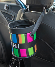 Vehicle-mounted Trash Can Min Cooper Trashcan Multifunctional Vehicle Storage Bucket Rear Hanging Bag Car Accessories