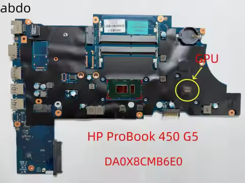 DA0X8CMB6E0 For HP ProBook 450 G5 Laptop Motherboard L00825-601 With CPU i7-8550u V2G DDR4 100% Full