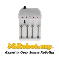 Multi purpose 4 Way 18650/16340/14500/ 10440 / CR123A Li-ion Lithium Battery Charger