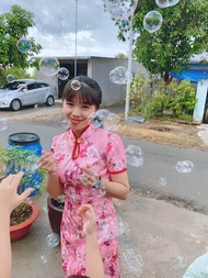 Sườn xám (cách tân) duyên dáng thanh lịch 3size SML 42KG-52KG