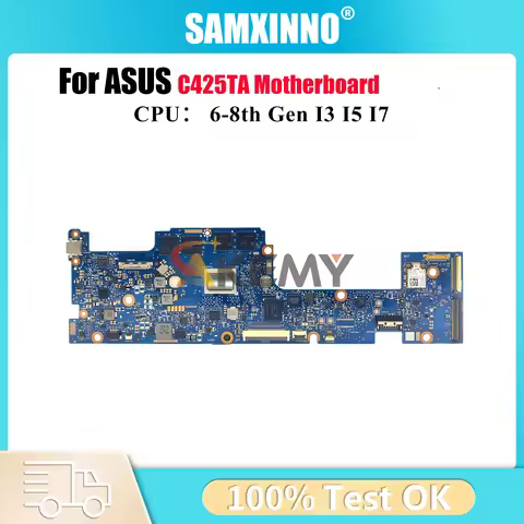 C425TA Laptop Motherboard For ASUS Chromebook C425TA C425T Notebook Mainboard With I3 I5 I7 CPU 100%