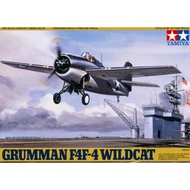 Tamiya 61034 1/48 Scale Model Aircraft Kit U.S.Navy Grumman F4F-4 Wildcat