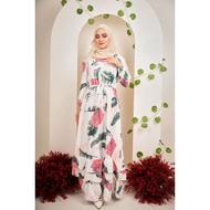 Dress Muslimah Bercorak Floral