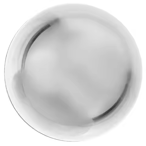 Garden Hemisphere Gazing Ball Stainless Steel Mirror Sphere Reflective Outdoor Decorative Globe Gard