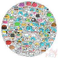 110Pcs/Set ❤ Bugcat Capoo Q-1 Delicious Food & Coffee Time Mini Diary Manual Stickers ❤ DIY Fashion 