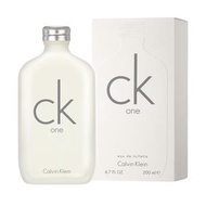 Calvin Klein - Calvin Klein CK One 中性淡香水 200ml（平行進口）7438