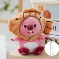 HIATUS Taiyaki Dâu Tây Gấu ong Búp bê đồ chơi nhồi bông Vải nhung lông Trang trí túi treo dây chuyền