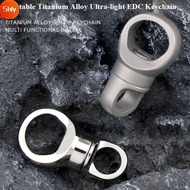 SHLY Brass Keychain, Ultra-light 360° Rotatable Titanium Alloy Keychain,  Portable EDC Keyring Outdo