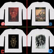 Long Sleeve T-Shirt 1349 Band Tshirt 100% Cotton White | Size SML XL XXL 3XL 4XL | LONGSLEEVE T SHIR