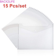 BACK2LIFE File holder Office Button A5/A4 Plastic Folders Paper Storage A5/A4