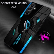 VN40 Softcase Glass Glitter For Samsung A17 Latest - Casing hp For Samsung A17 Casing Mica Cover hp