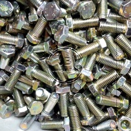 KEY BOLT 12 YELLOW NUT M8 X 20 LENGTH 2CM 2 CM 20MM 20 MM BMK M8X20 BOLT 8X20 8 X 20 PITCH DRAT 1.25