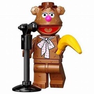 Lego 71033 Fozzie Bear Disney the Muppets no. 7 Minifigure 樂高 福滋熊 小熊 熊仔 唱歌 表演  慈善星輝布公仔 大青蛙布偶秀 豬小姐 芝麻