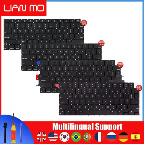 US keyboard For Macbook Air Pro A2237 A2238 A2485 A2681 A2442 Notebook keyboard