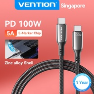 Vention 100W Charging Cable 1.2m Black Shopee Majulah Club