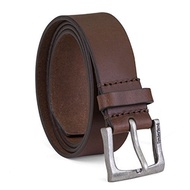 Timberland Mens Leather Belt Classic Jean Belt With Logo Buckle 1.4 Inches Wide (Big And Tall Siz...