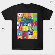 【BFDI Battle For Dream Island】game Merry Year of Chinese New YEAR  graphic 100%cotton O-neck  red T-