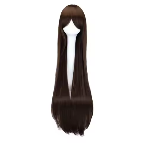 Anime Synthetic Ieiri Shoko Brown Long 100cm Straight Cosplay Anime Wig Heat Resistant Hair Hallowee