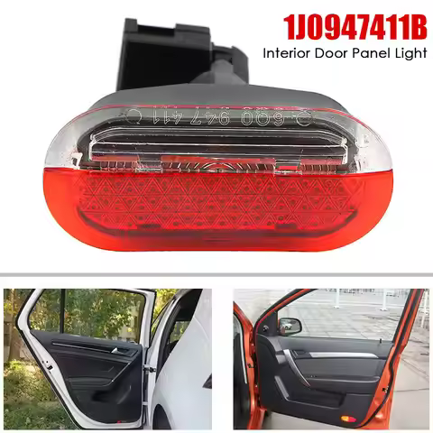 Interior Door Panel Warning Lights Halogen Lamp For VW Beetle Golf Jetta MK4 1998 2000 1J0 947 411 J